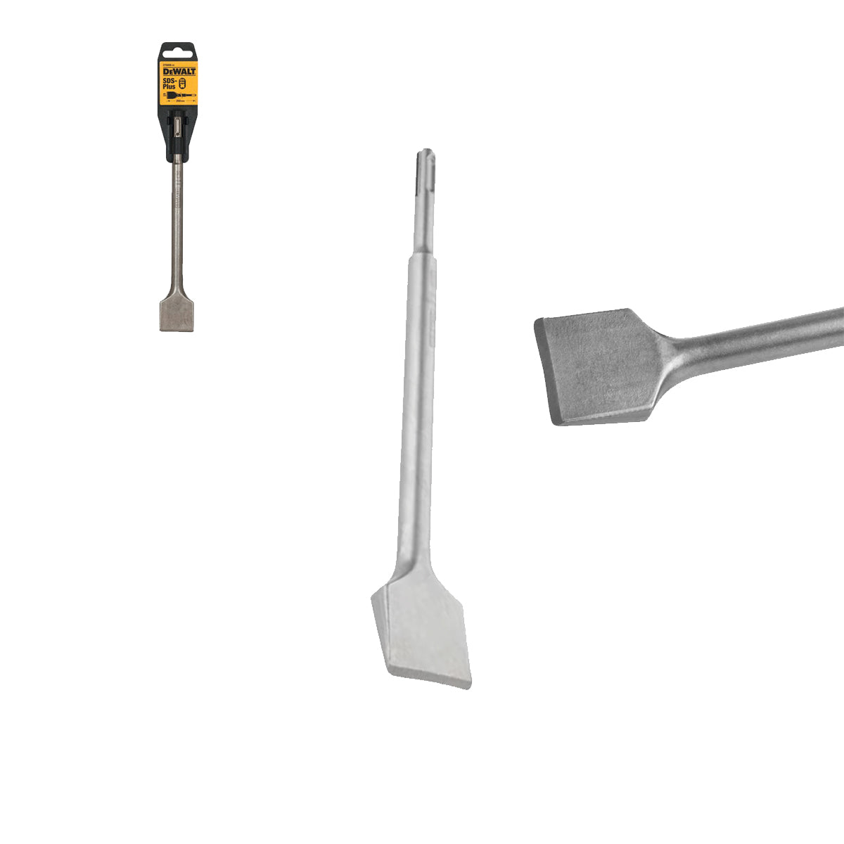 POINT CHISELS, FLAT, SPATULA, CHANNEL, FOR GROOVES AND SDS-PLUS TILES - DeWALT POINT CHISELS, FLAT, SPATULA, CHANNEL, FOR GROOVES AND SDS-PLUS TILES - DeWALT